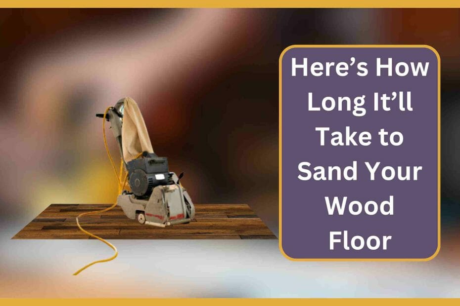 Sand Your Wood Floor