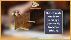 Sanding a door to fit