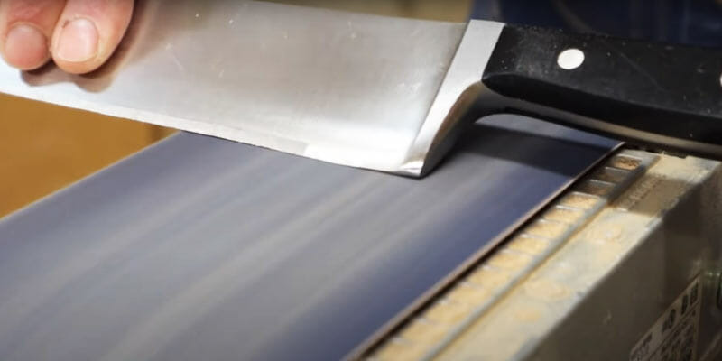 How to Sharpen a Knife with a Belt Sander