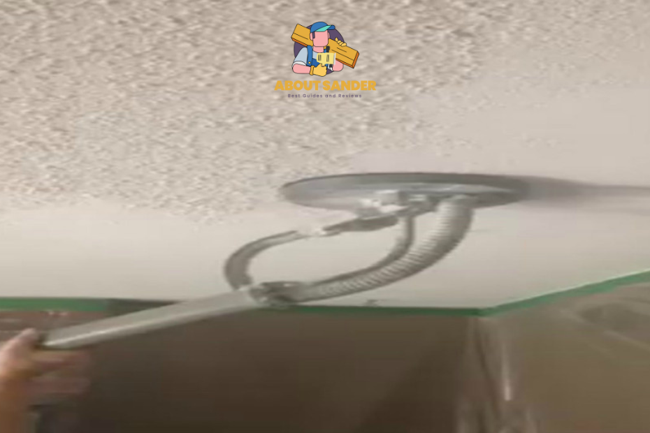 Sand a Popcorn Ceiling