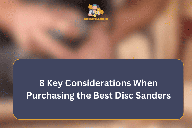 best Belt and disc sanders