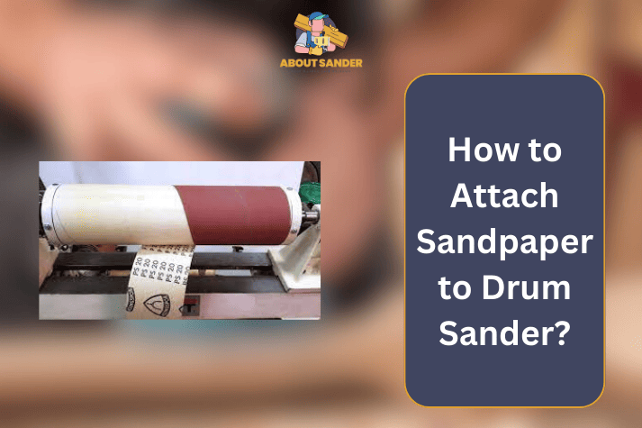 Attach Sandpaper to Drum Sander